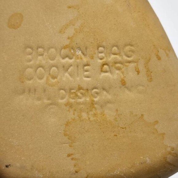 Vintage 1984 Brown Bag Cookie Art Duck with Eggs Cookie Mold Press - Picture 3 of 3